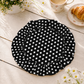 Tovagliette Americane Rotonde con Rouches Pois 24