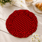 Tovagliette Americane Rotonde con Rouches Pois 26