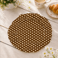 Tovagliette Americane Rotonde con Rouches Pois 27