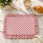 Tovagliette Americane con Rouches Pois 12