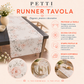 Runner da Tavola Moderno Effetto Marmo Doracream