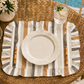 Tovagliette Americane con Rouches Mille Righe 02
