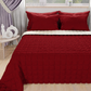 Trapuntino Copriletto Primaverile Autunnale Double Face Tortora Bordeaux