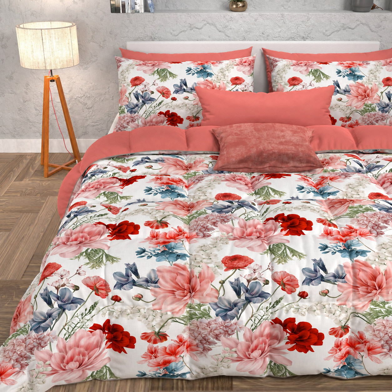 Duvet, Double, Single, Square and Half Quilt, Floral 19 00