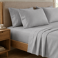 Lenzuola Percalle, Lenzuola Matrimoniali Cotone Grigio
