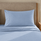 Lenzuola Percalle, Lenzuola Matrimoniali Cotone Azzurro
