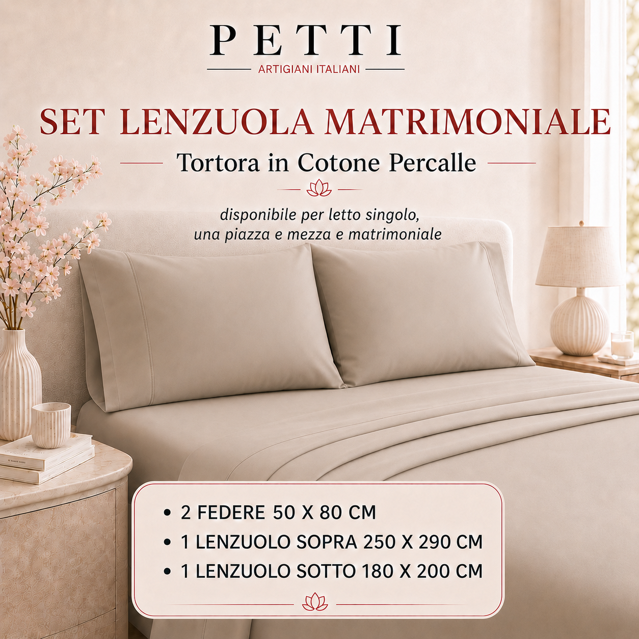 Lenzuola Percalle, Lenzuola Matrimoniali Cotone Avion