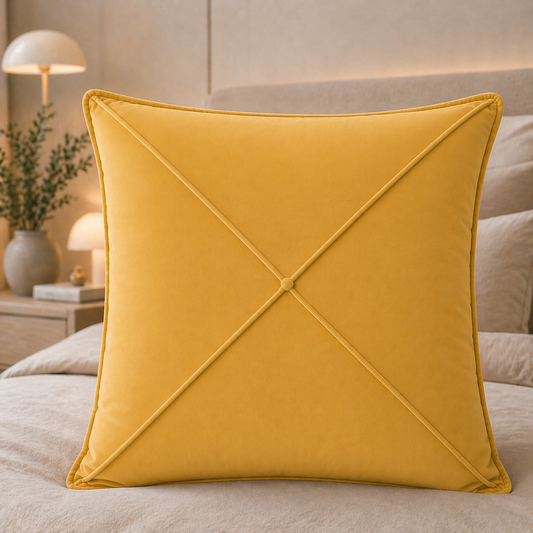 Coussins décoratifs en velours 1pz, coussins de canapé Maison Cruà Or