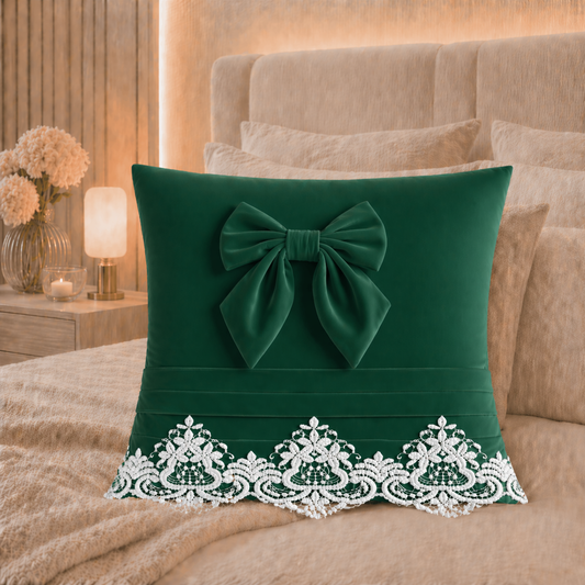Coussins Décoratifs en Velours 1pc, Coussins de Canapé Bijou Émeraude
