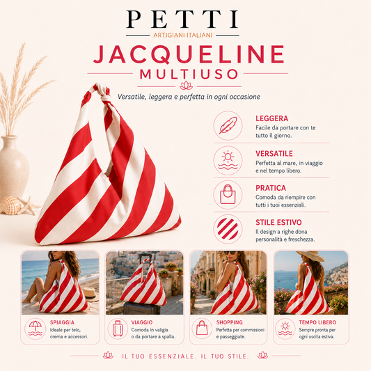 Borsa Modello Jacqueline  Mille Righe 36.
