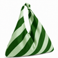 Borsa Modello Jacqueline  Righe Verde Scuro/Salvia