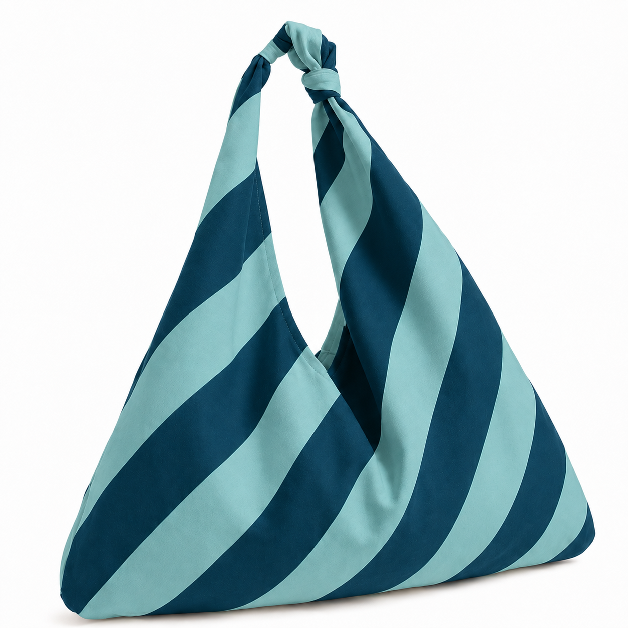 Borsa Modello Jacqueline  Righe Tiffany/Ottanio