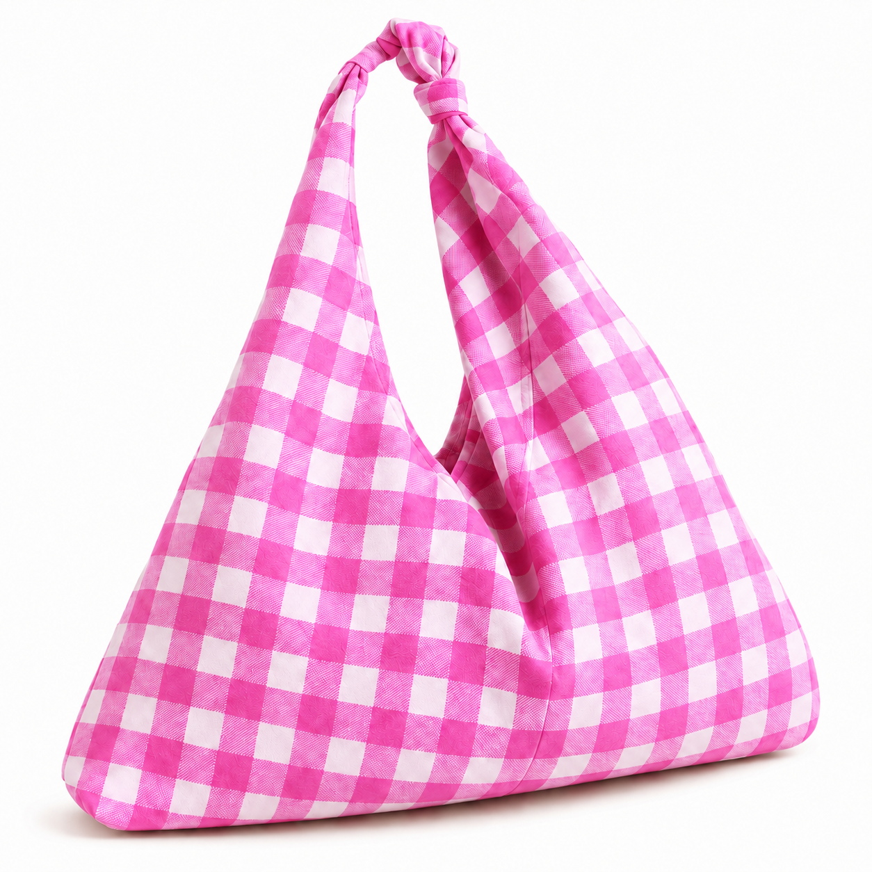 Borsa Modello Jacqueline  A Quadretti Fucsia