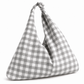 Borsa Modello Jacqueline  A Quadretti Grigio Scuro