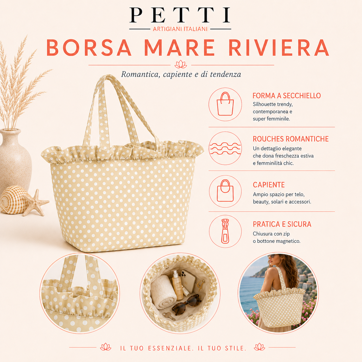 Borsa Modello Diora Pois 27