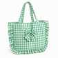 Borsa Modello Riviera A Quadretti Verde Scuro
