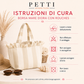 Borsa Modello Diora Righe Celeste/Blu Elettrico