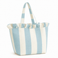 Borsa Modello Diora Righe Bianco/Celeste