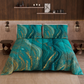 Couette, Edredon double, simple, une place et demie, Marbre 02 Vert