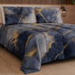 Couette, Couette Double, Simple, Une Place et Demi, Marble 08 Bleu