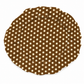 Tovagliette Americane Rotonde con Rouches Pois 27
