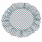 Tovagliette Americane Rotonde con Rouches Pois 18