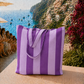 Collezione Mare in Stampa Digitale Righe Viola/Lilla