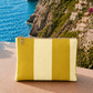 Collezione Mare in Stampa Digitale Righe Giallo Ocra/Panna