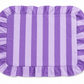 Tovagliette Americane con Rouches Righe Viola/Lilla