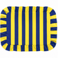 Tovagliette Americane con Rouches Righe Giallo/Blu Elettrico