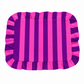 Tovagliette Americane con Rouches Righe Viola/Fucsia