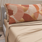 Lenzuola in Cotone, Completo Letto con Federe in Stampa Digitale Geo Cerchio Rame Beige