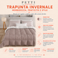 Piumone Trapunta Matrimoniale, Singola, Piazza e Mezza, Blu Celeste
