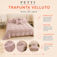 Trapunta, Trapunta Invernale Double Face in Morbido e Caldo Velluto Panna