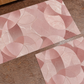 Tappeto Cucina Antiscivolo Passatoia Cucina lavabile, Cucina Geo - Cerchio Rosa