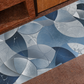 Tapis de Cuisine Antidérapant Passatoia Cuisine lavable, Cuisine Geo - Cercle Bleu