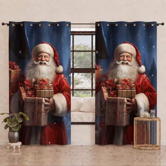 Tenda Arredo da Interno a Pannelli con Anelli 25 Xmas 2