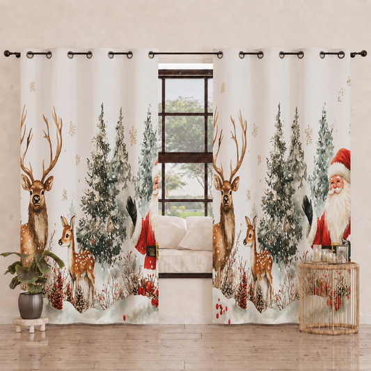 Tenda Arredo da Interno a Pannelli con Anelli 25 Xmas 17