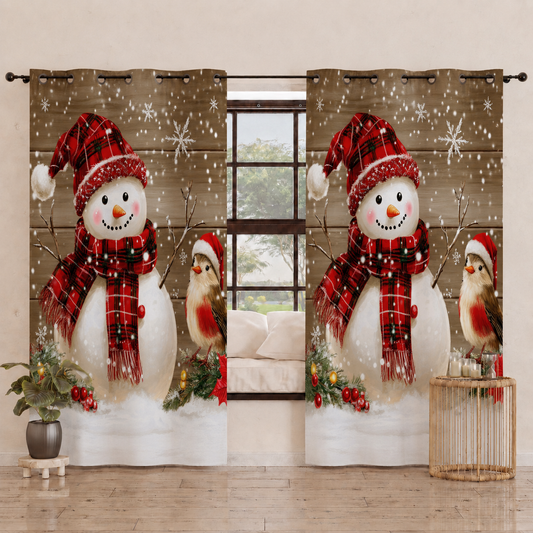 Tenda Arredo da Interno a Pannelli con Anelli 25 Xmas 10