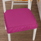 Cuscini per Sedie con Elastico in Tinta Unita Fucsia