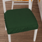 Cuscini per Sedie con Elastico Tinta Unita Verde Scuro Made in Italy | PETTI