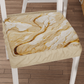 Coprisedia con Elastico Effetto Marmo Beige | Set 2 o 6 Pz | PETTI
