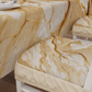 Coprisedia con Elastico Effetto Marmo Beige | Set 2 o 6 Pz | PETTI