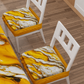 Coprisedia con Elastico Effetto Marmo Giallo | Set 2 o 6 Pz | PETTI