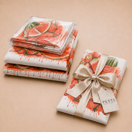 Promo Cucina Fruit Melone e Fragola Tovaglia in Stampa Digitale + Tovaglia Trasparente + Runner in Omaggio