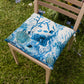 Coussins pour chaises Housse de chaise 6 pièces Corail bleu