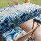 Coussins pour chaises Housse de chaise 6 pièces Corail bleu