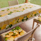 Coussins pour chaises Housse de chaise 6 pièces Citron