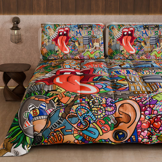 Duvet, Double, Single, Queen size Quilt, Murals