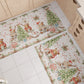 Tappeto Cucina Natalizio Antiscivolo Passatoia Natalizia Cucina lavabile Xmas Bears